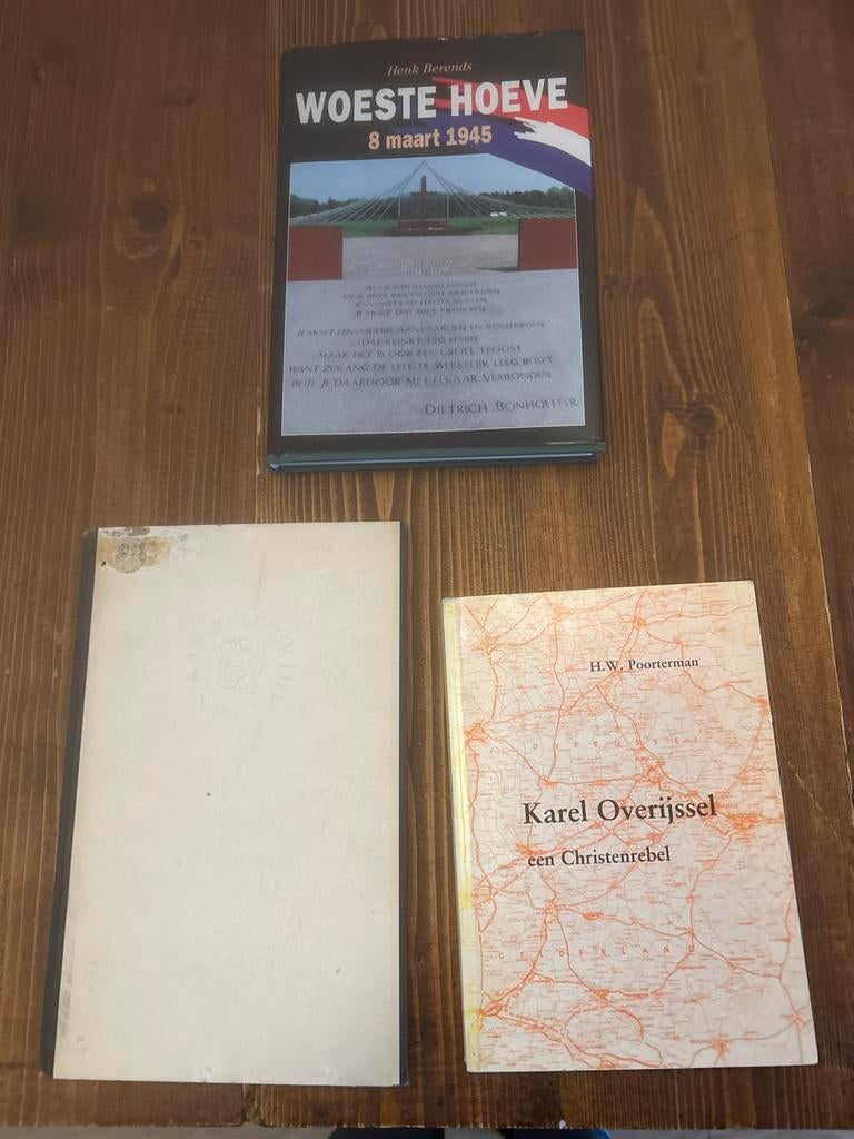 Boeken WOESTE HOEVE, Karel Overijssel, Tweede Wereldoorlog, Ophalen of Verzenden, 20e eeuw of later, Gelezen