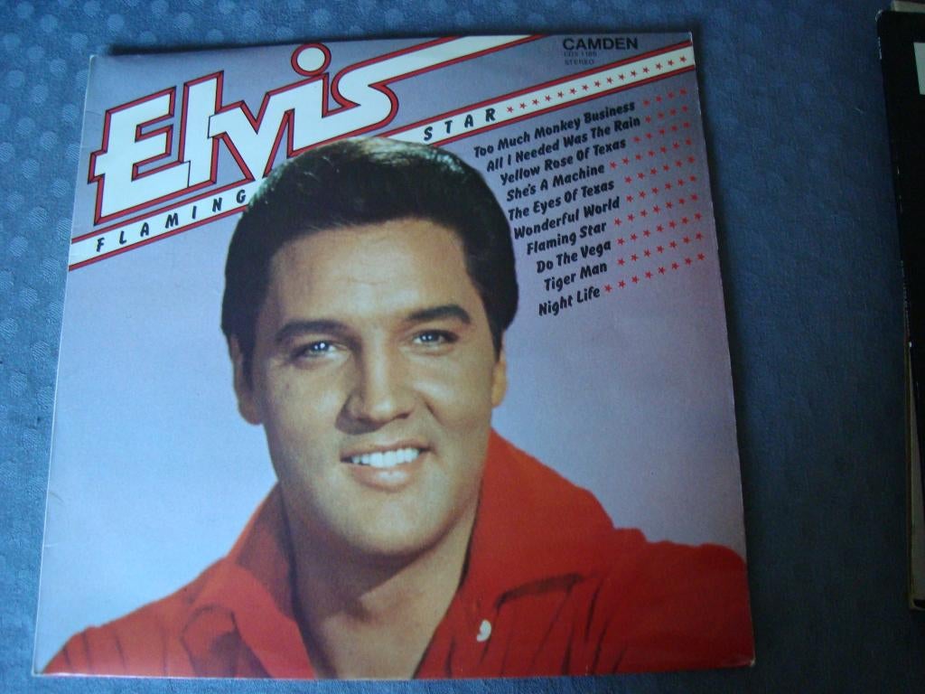 Elvis - flaming star, Ophalen of Verzenden, Zo goed als nieuw, 12 inch