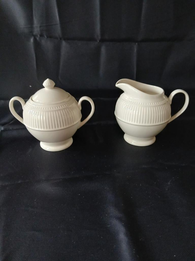 Wedgwood Windsor roomstel, nieuwstaat, Ophalen of Verzenden, Zo goed als nieuw, Wedgwood, Kop(pen) en/of Schotel(s)