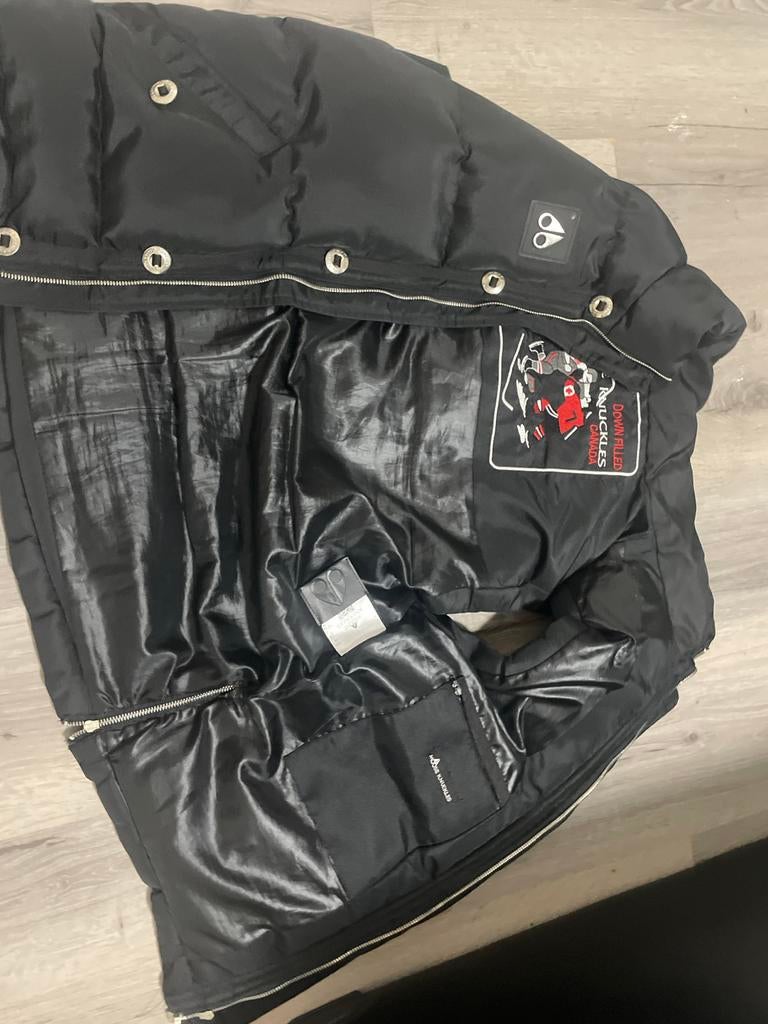 Moose Knuckles Zwarte Jas - Maat M, Ophalen, Zo goed als nieuw, Maat 48/50 (M), Zwart