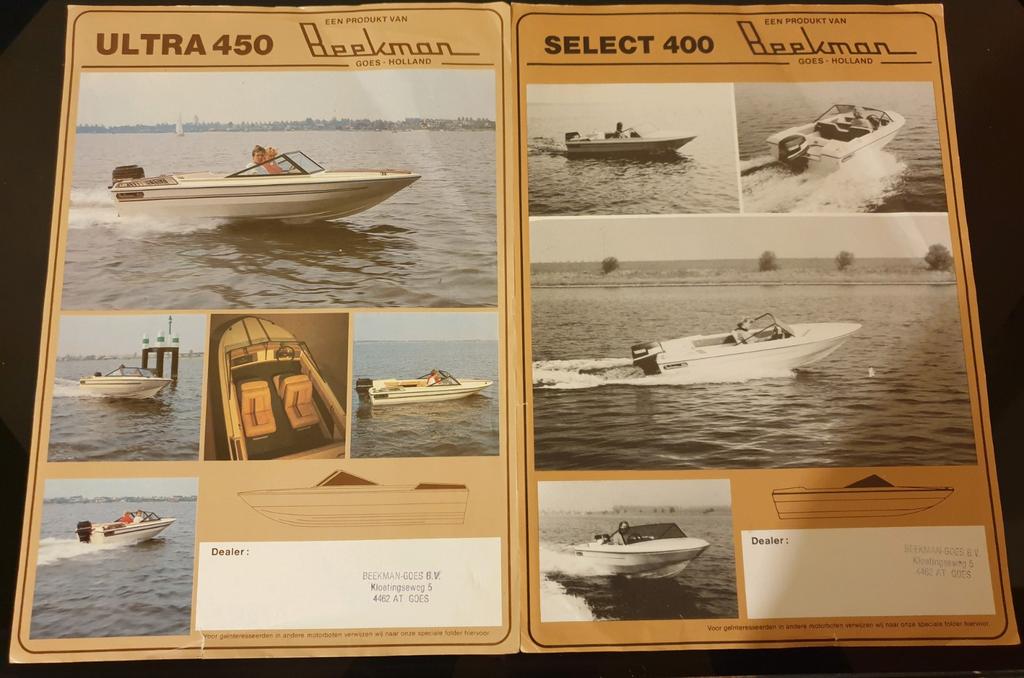 2 oude Beekman folders uit de jaren 80,, Ophalen of Verzenden, Gelezen, Beekman, Goes, Folder