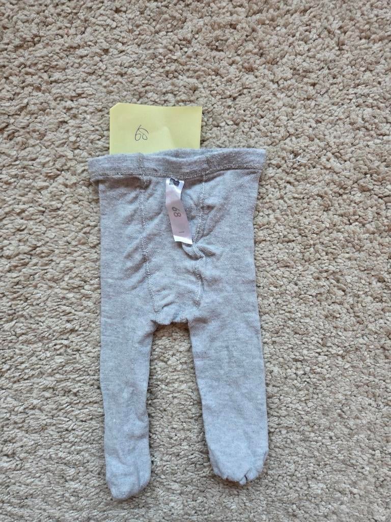 Grijs katoenen maillot mt 68, Gebruikt, Jongetje of Meisje, Ophalen of Verzenden, Nacht- of Onderkleding