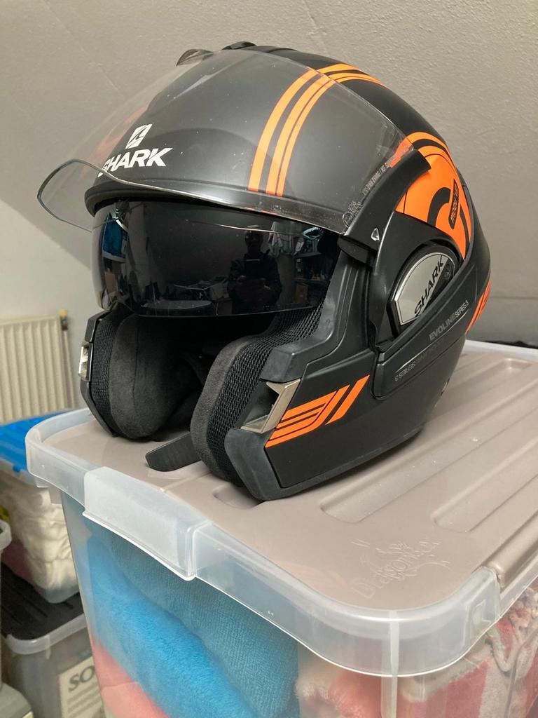 Shark Eveline Serie 3 Flip-Up Helm - Maat S, Motoren, Kleding | Motorhelmen, Dames, Systeemhelm, S, Shark, Tweedehands, Ophalen