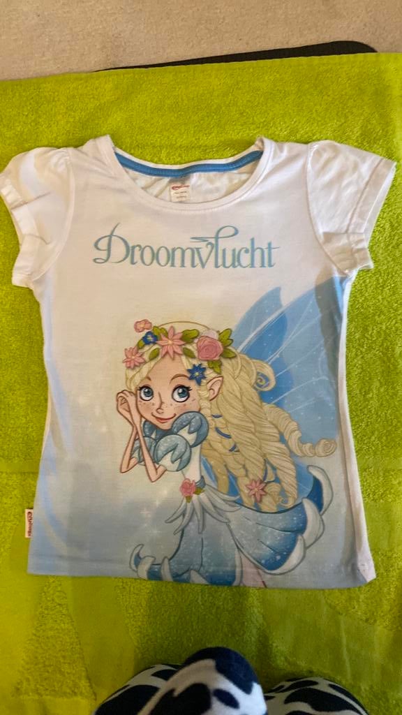 Efteling Droomvlucht t-shirt 140, Ophalen of Verzenden, Zo goed als nieuw, Meisje, Shirt of Longsleeve