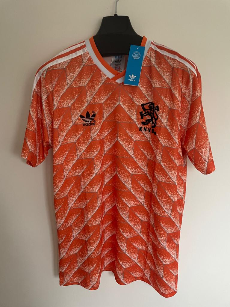EK '88 Adidas Nederlands elftal shirt Rijkaard Maat XL, Sport en Fitness, Voetbal, Nieuw, Shirt, Maat XL, Verzenden