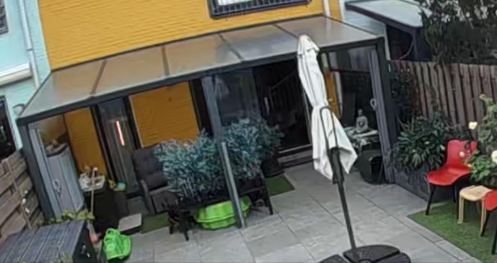 Veranda met polycarbonaat platen en schaduwdoeken, Ophalen, Gebruikt, Veranda