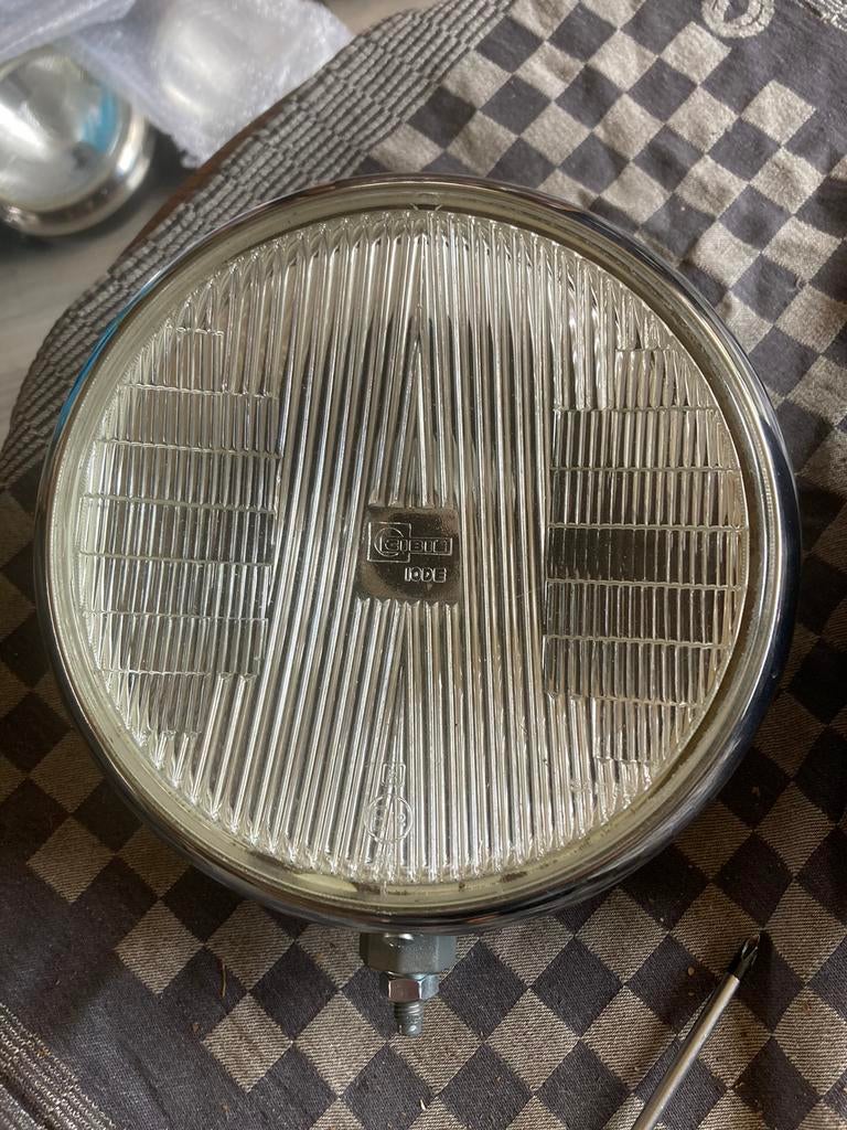 Oldtimer 2 Cibie breedte stralers Super Oscar 22 cm, Auto-onderdelen, Verlichting, Ophalen of Verzenden, Gebruikt
