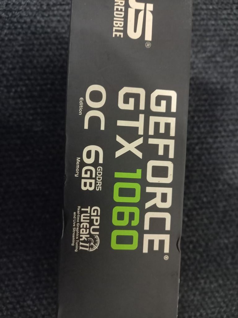 ASUS GeForce GTX 1060 OC 6GB GDDR5, Computers en Software, Videokaarten, PCI-Express 3, Gebruikt, HDMI, Ophalen of Verzenden