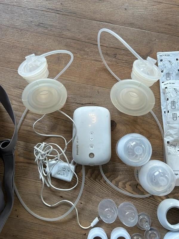 Philips Avent SCF398 Draadloze Dubbele Borstkolf, Ophalen of Verzenden, Zo goed als nieuw, Borstkolf