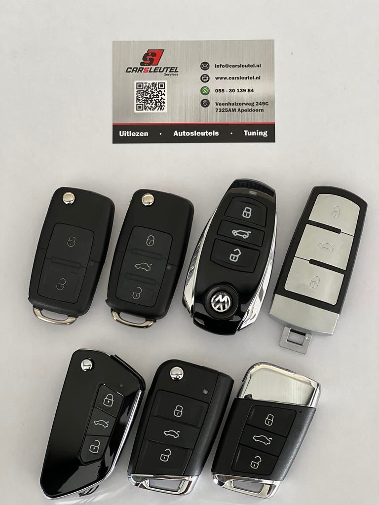 Alle type autosleutels voor Volkswagen aanwezig bel ons!, Ophalen of Verzenden, Overige automerken
