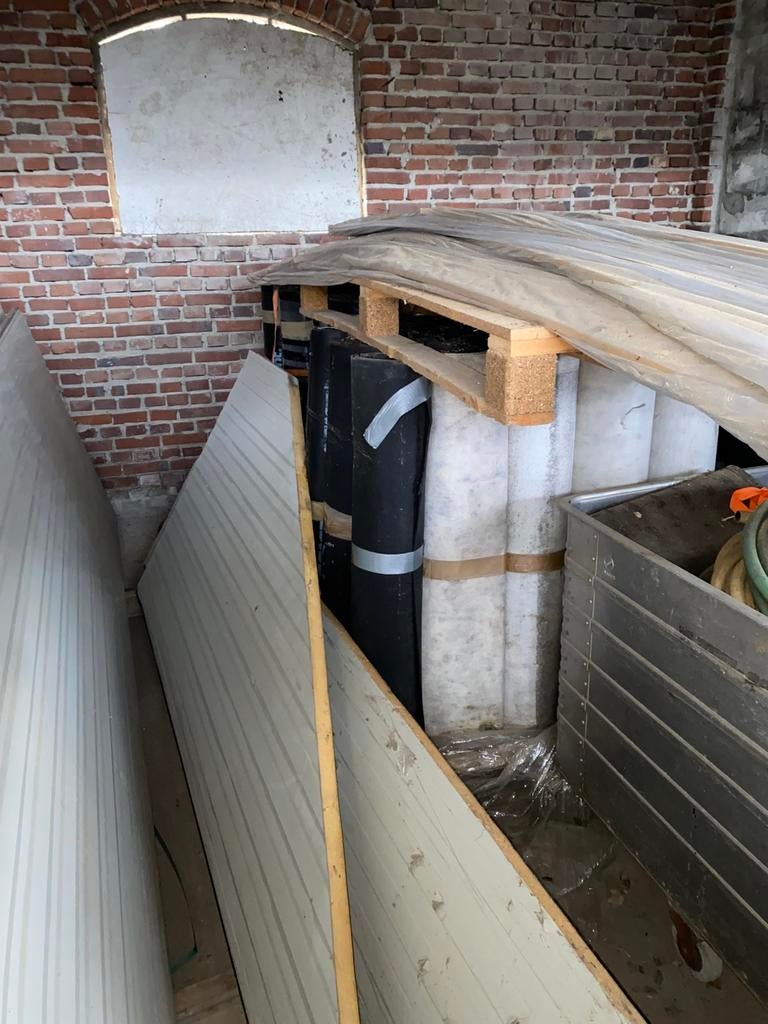 Dakleer op rol, Tuin en Terras, Ophalen, Zo goed als nieuw, Kunststof, Containerberging