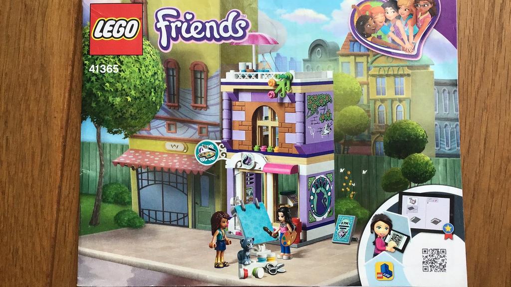 Lego friends kunst atelier 41365, Ophalen of Verzenden, Zo goed als nieuw, Complete set, Lego