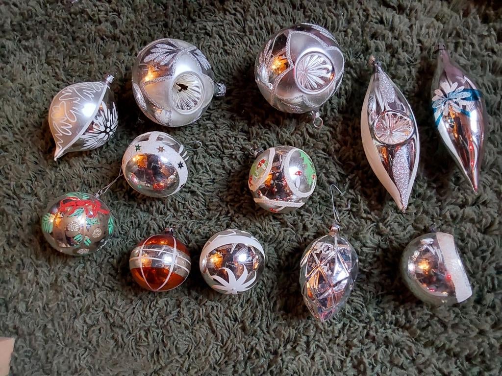 Lot oude kerstballen, Diversen, Kerst, Ophalen