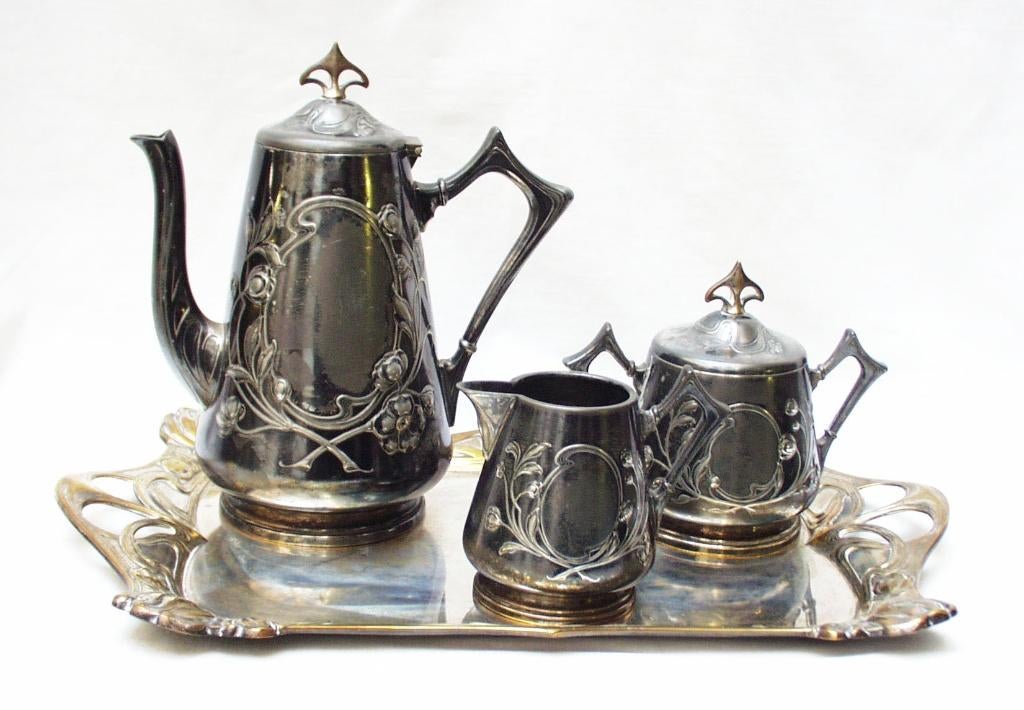 Art Nouveau koffieservies - WMF., Ophalen of Verzenden