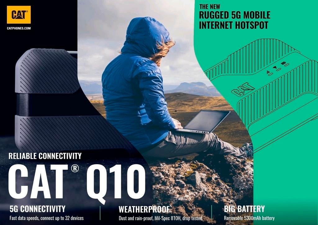 Cat Q10 5G Mifi Router - nieuw en ongebruikt, Caterpillar, Info@cat.com, Milwaukee, WI, USA, Nieuw