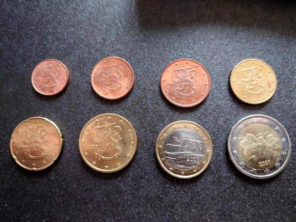 Finse euro set, Ophalen of Verzenden, Finland, Overige waardes, Setje