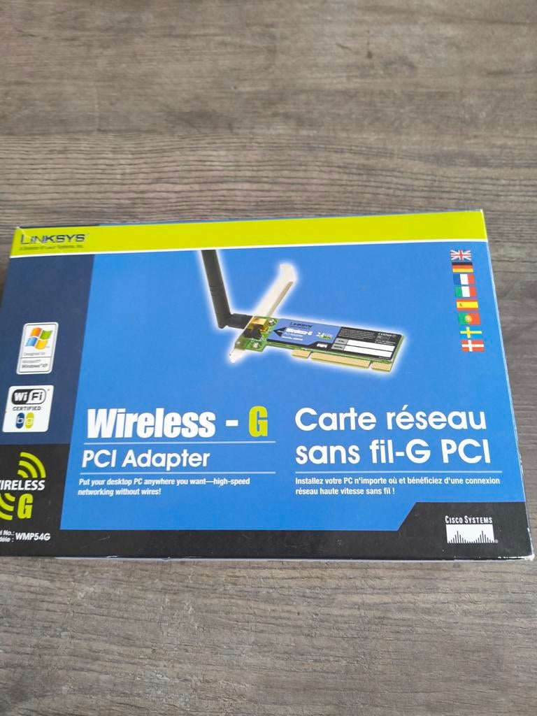 Draadloos, Linksys Wireless-G PCI Card 802.11g 3 stuks, Ophalen of Verzenden, Linksys