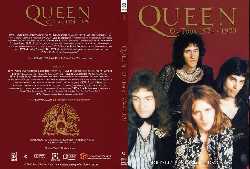 2 DVD Queen – On Tour 1974-1979, Alle leeftijden, Verzenden, Nieuw in verpakking, Muziek en Concerten