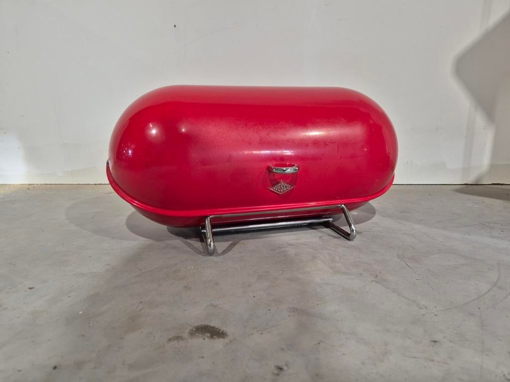 Wesco broodtrommel rood, Ophalen of Verzenden