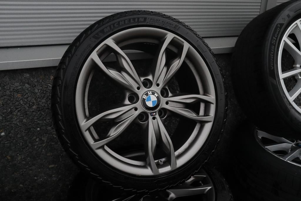 BMW F20 18 inch 436m Ferric grey winterwiel set, Auto-onderdelen, Banden en Velgen, Ophalen, 18 inch, Gebruikt, Velg(en)