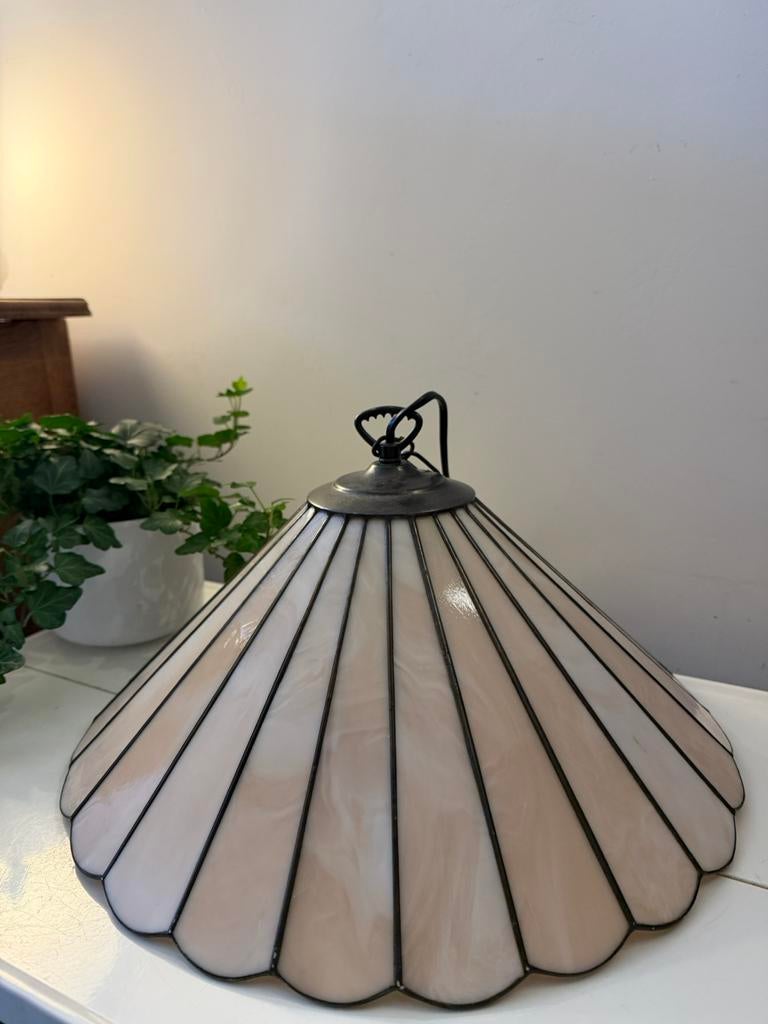 Tiffany stijl hanglamp, Antiek en Kunst, Antiek | Lampen, Ophalen of Verzenden