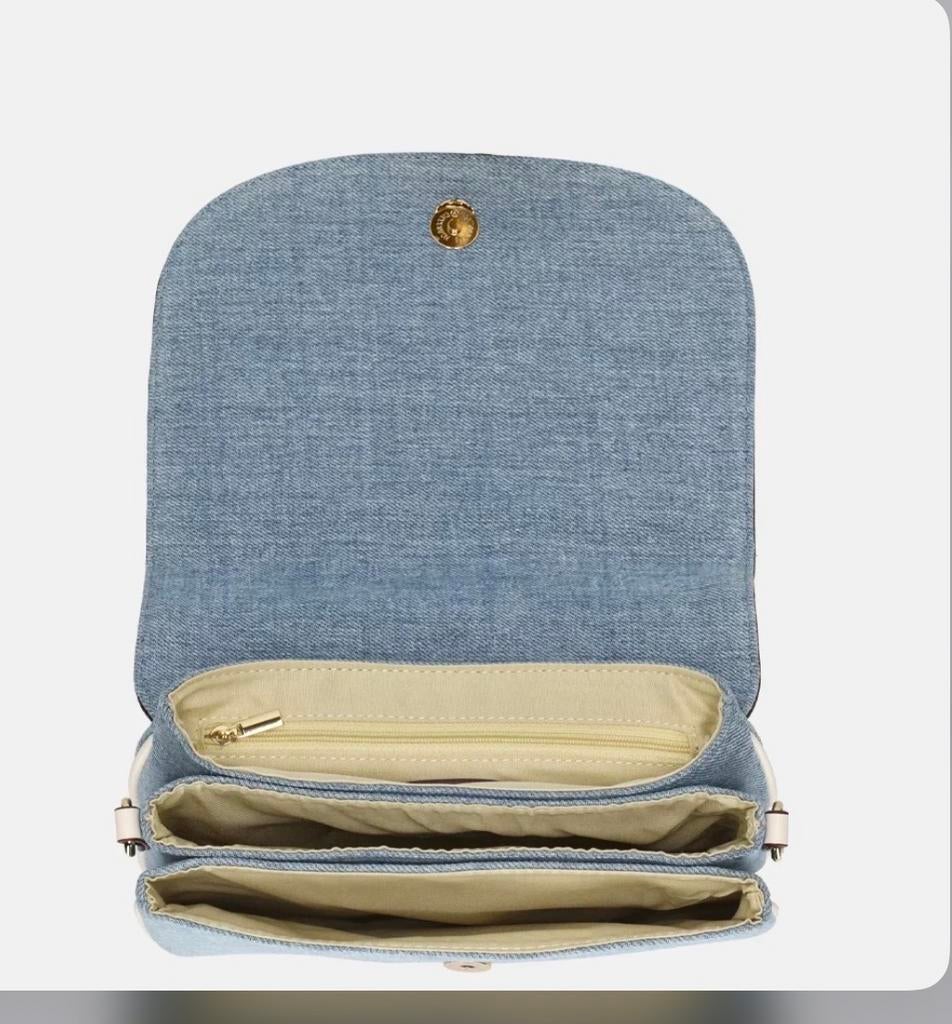 Laurent David Crossbody Tas - Nieuw!, Ophalen of Verzenden, Nieuw, Beige, Schoudertasje