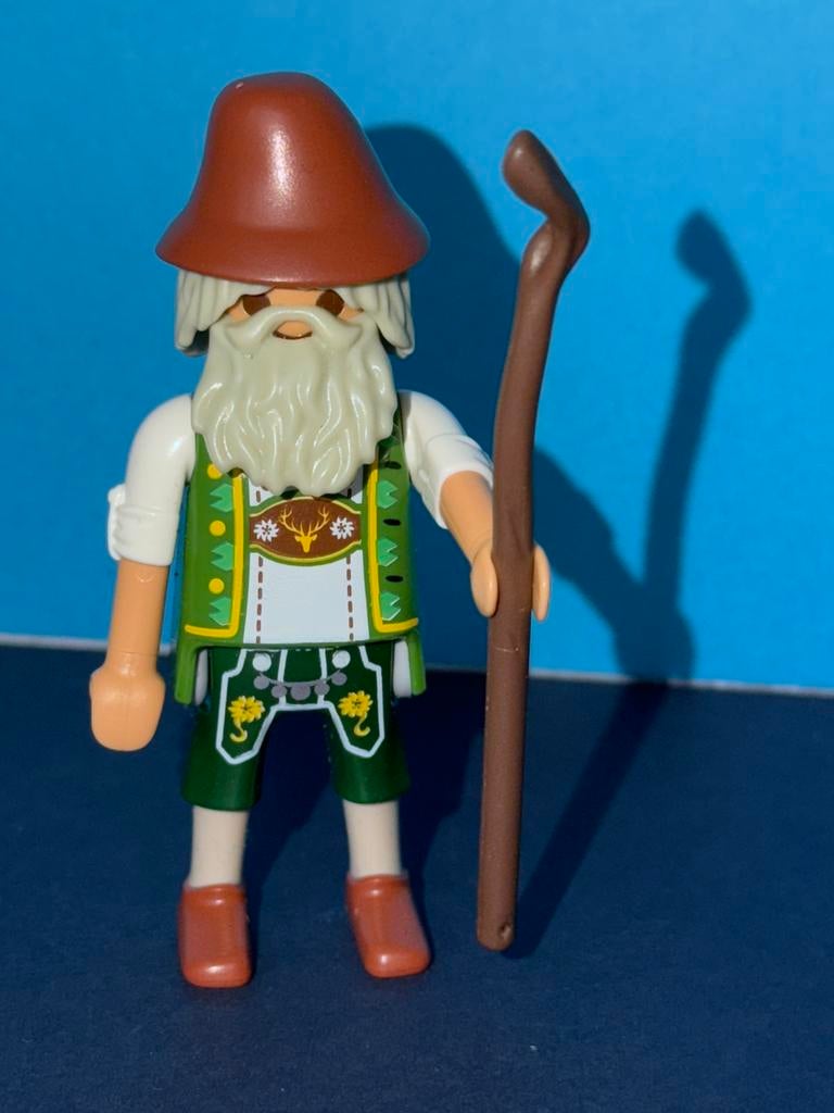 Feb 727: playmobil: figures serie 16: alpen man, Ophalen of Verzenden, Zo goed als nieuw, Complete set