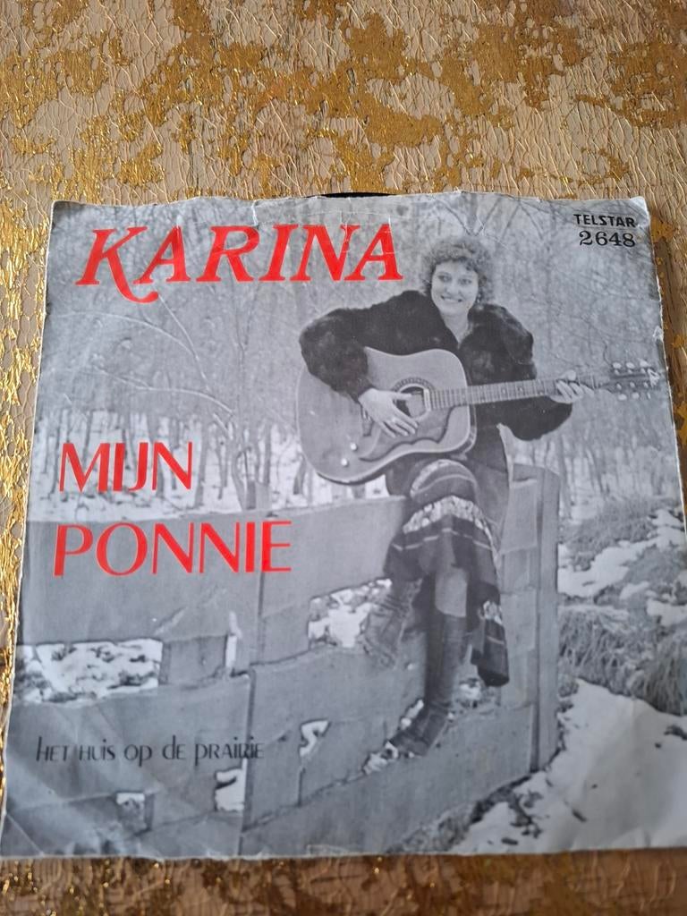 Karina - Mijn Ponnie - Telstar 2648, Ophalen of Verzenden, Gebruikt, Overige formaten, Levenslied of Smartlap