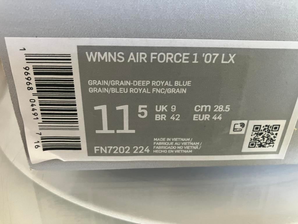 Nike air force 1 maat 44, Ophalen, Wit, Nieuw, Sneakers of Gympen