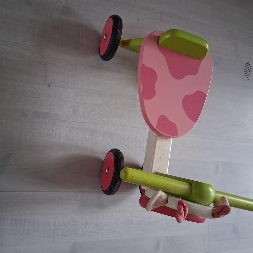 Loopfietsje Hout 1 jaar  Koe design, Ophalen, Gebruikt, Loopfiets