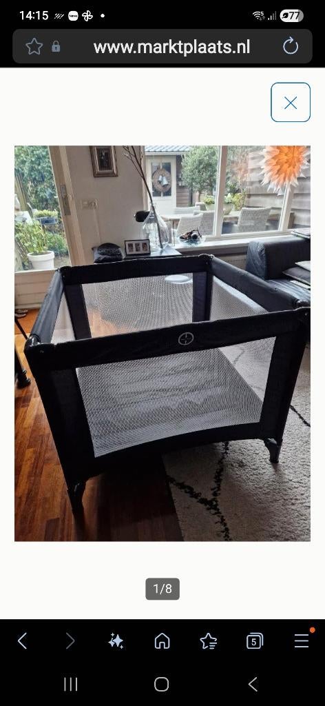 Zwarte Box MamaLoes, Kinderen en Baby's, Boxen, Gebruikt, Vierkant, Ophalen