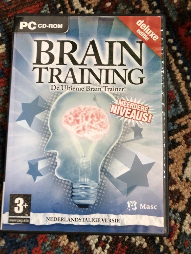 Cd rom braintraining meerdere niveaus, Puzzel en Educatief, 1 speler, Ophalen of Verzenden, Zo goed als nieuw