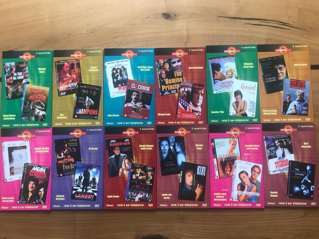Big DVD Collection 2 Filmpacks (24 Speelfilms), Vanaf 12 jaar, Ophalen of Verzenden, Nieuw in verpakking