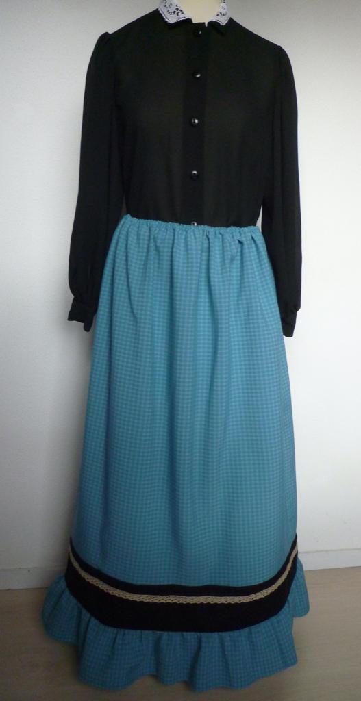613 ZWARTE BLOUSE MET ANTIEK KRAAGJE, Ophalen of Verzenden, Nieuw