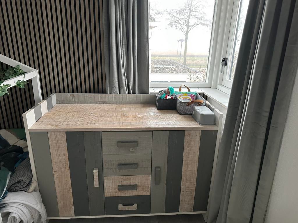 €50 vaste prijs! Commode en kledingkast stijgerhout, Kinderen en Baby's, Kinderkamer | Commodes en Kasten, Ophalen, Gebruikt, 50 tot 70 cm