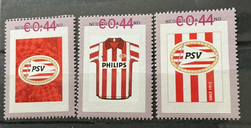 NEDERLAND 3 PSV POSTZEGELS, Ophalen of Verzenden, Postfris