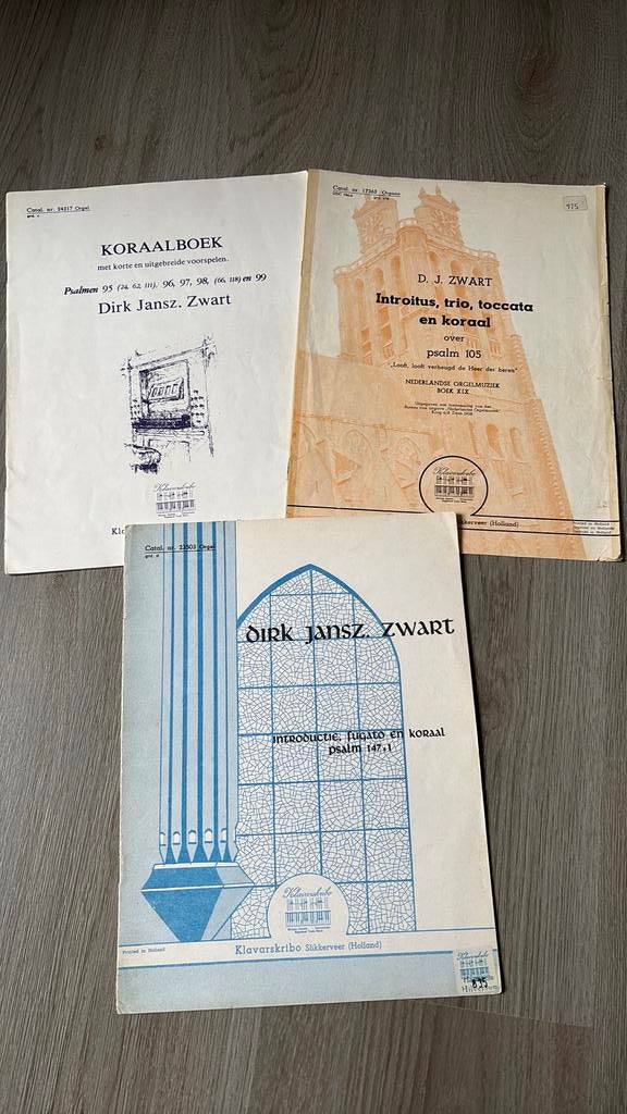 Bladmuziek, Durk Jansz. Zwart, Muziek en Instrumenten, Ophalen of Verzenden, Zo goed als nieuw, Artiest of Componist, Klassiek