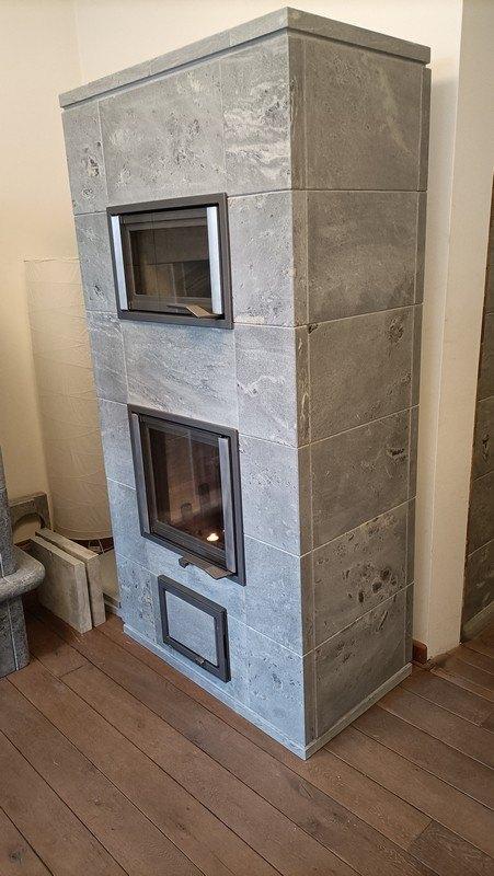 Nunnauuni Hestia Solo speksteenkachel met oven, Huis en Inrichting, Kachels, Ophalen, Houtkachel, Zo goed als nieuw, Vrijstaand