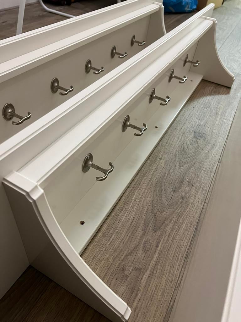 3x IKEA stenstorp keukenplank/boekenplank/kapstok met haken, Ophalen, Zo goed als nieuw