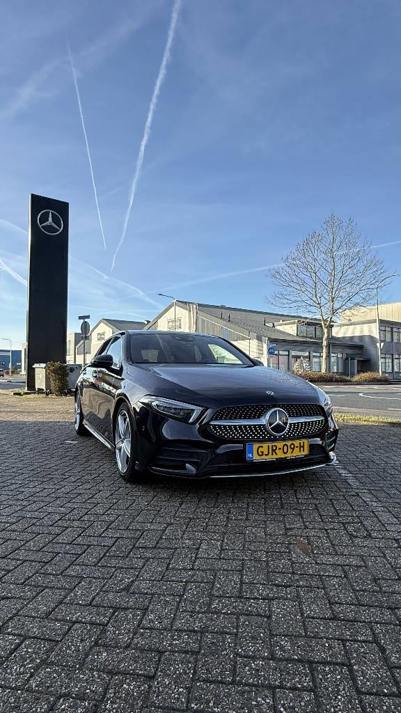 Mercedes-Benz A-Klasse A 200 d AMG 150pk 7G-DCT 2020 Zwart, Auto's, Mercedes-Benz, 745 kg, Euro 6, 4 cilinders, USB