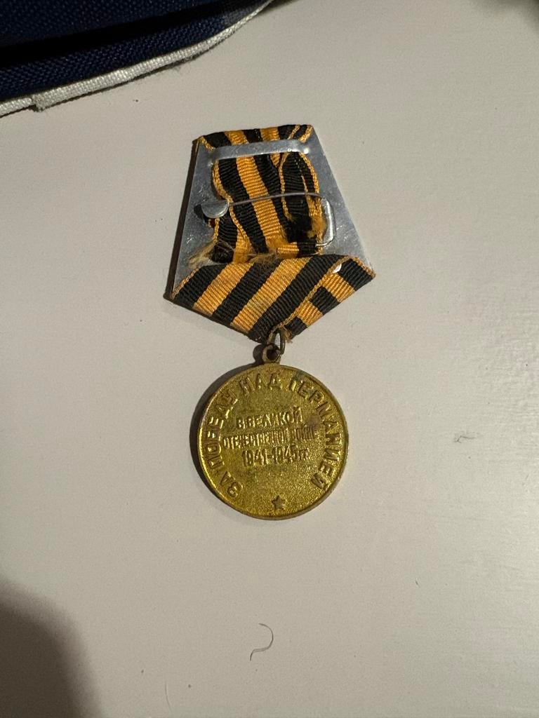 Medaille Jozef Stalin USSR - WOII, Ophalen of Verzenden, Overige soorten, Azië, Lintje, Medaille of Wings
