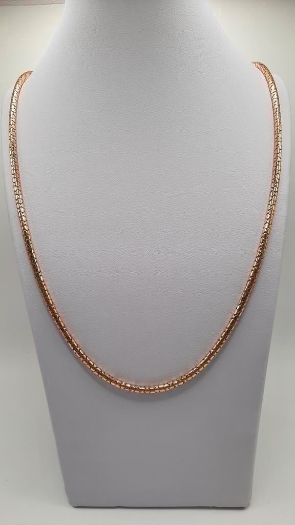 gouden fantasie ketting 14kt, Www.bredajuwelier.nl, Nieuw, Ophalen of Verzenden, Www.bredajuwelier.nl