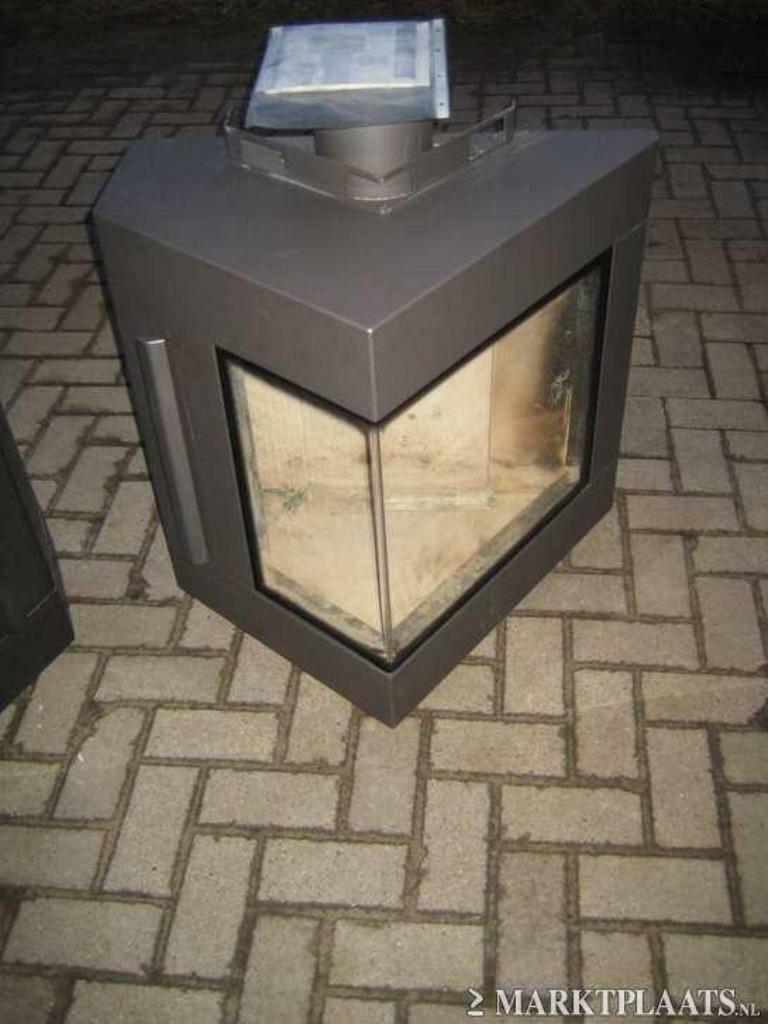 !!!! DEMO MODEL Harrie Leenders Trias Houtkachel 10kw !!!, Zo goed als nieuw, Hout, Vrijstaand