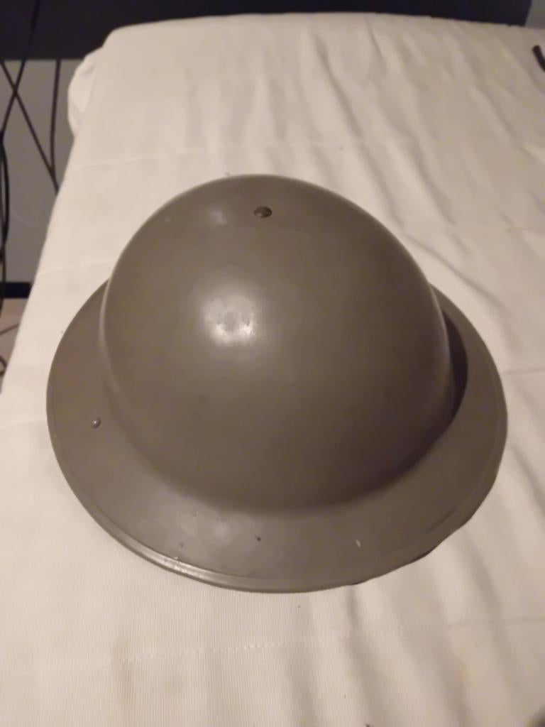 Brodie helm ww2 1939, Ophalen of Verzenden, Landmacht, Engeland, Helm of Baret