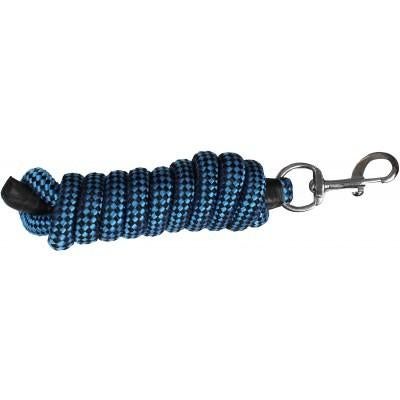 Halstertouw Horka met leer champagne, blauw, groen en roze, Dieren en Toebehoren, Paarden en Pony's | Hoofdstellen en Tuigage