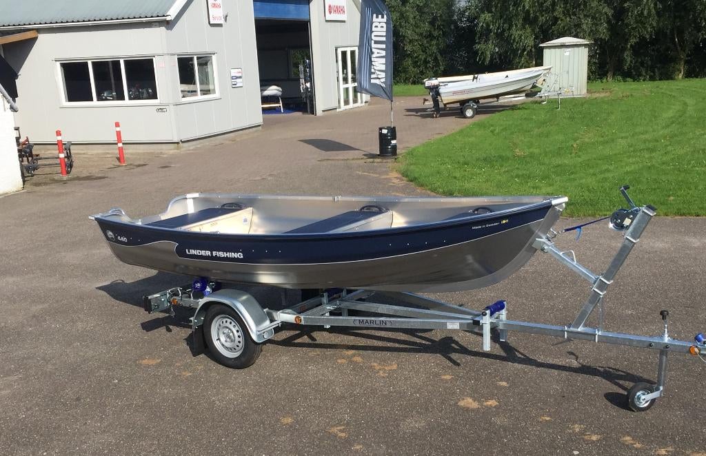 aluminium toer/visboot linder 440 fishing incl vloerdelen, Watersport en Boten, Ophalen, Tot 10 pk, Nieuw, Aluminium