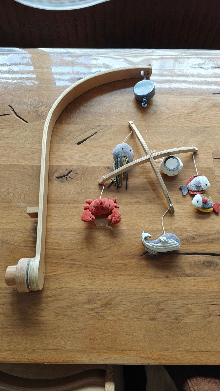 Little Dutch Muziekmobiel Ocean Mint, Kinderen en Baby's, Speelgoed | Babyspeelgoed, Ophalen of Verzenden, Zo goed als nieuw, Mobiel