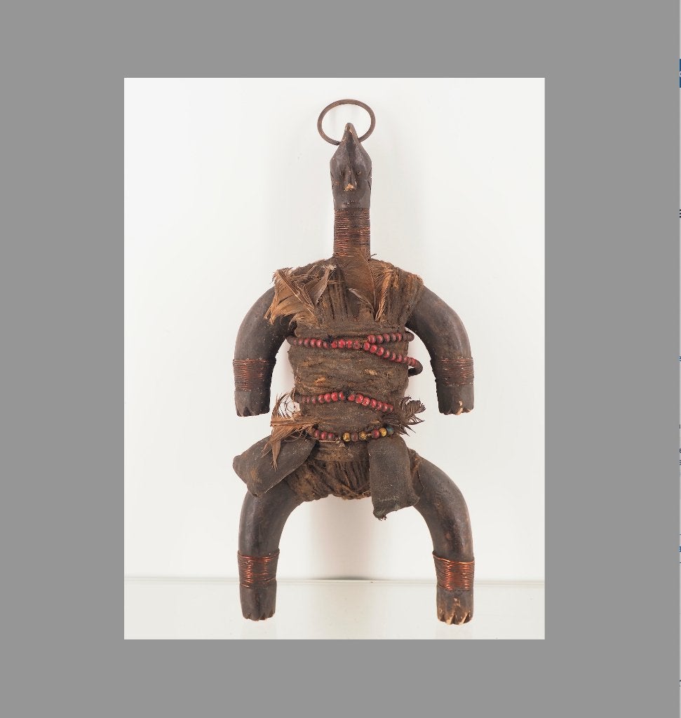 Namji doll Kameroen Nr.15 (260110-10), Antiek en Kunst, Hout, Afrika, Handgemaakt, Ophalen of Verzenden