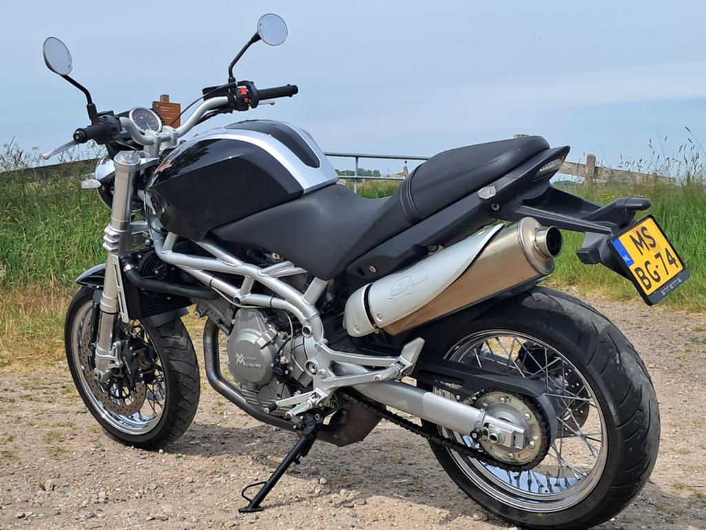 Moto morini 9.5 V-twin 1200cc voor de snelle beslisser, Ophalen
