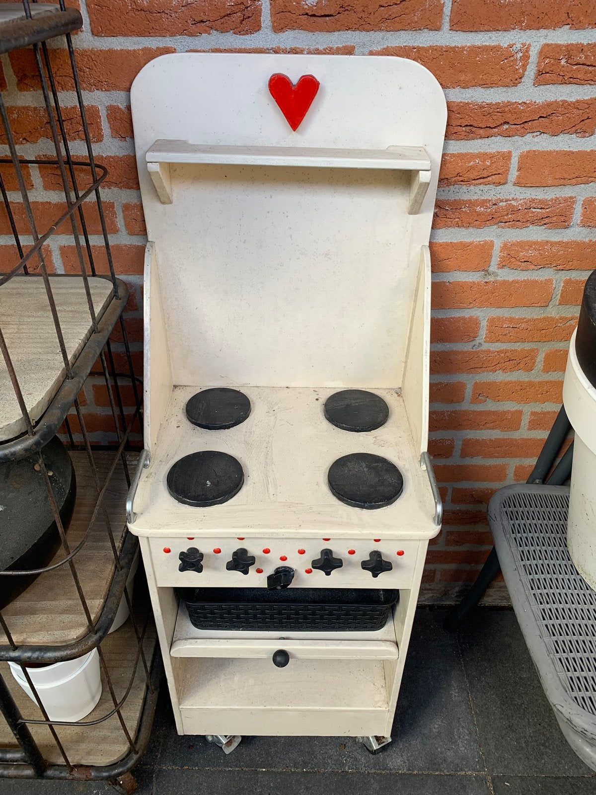 Kinderfornuis, Ophalen, Gebruikt, Minder dan 85 cm, 4 kookzones